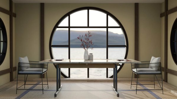 Optez pour la salle à manger japonaise pour décorer votre pièce.